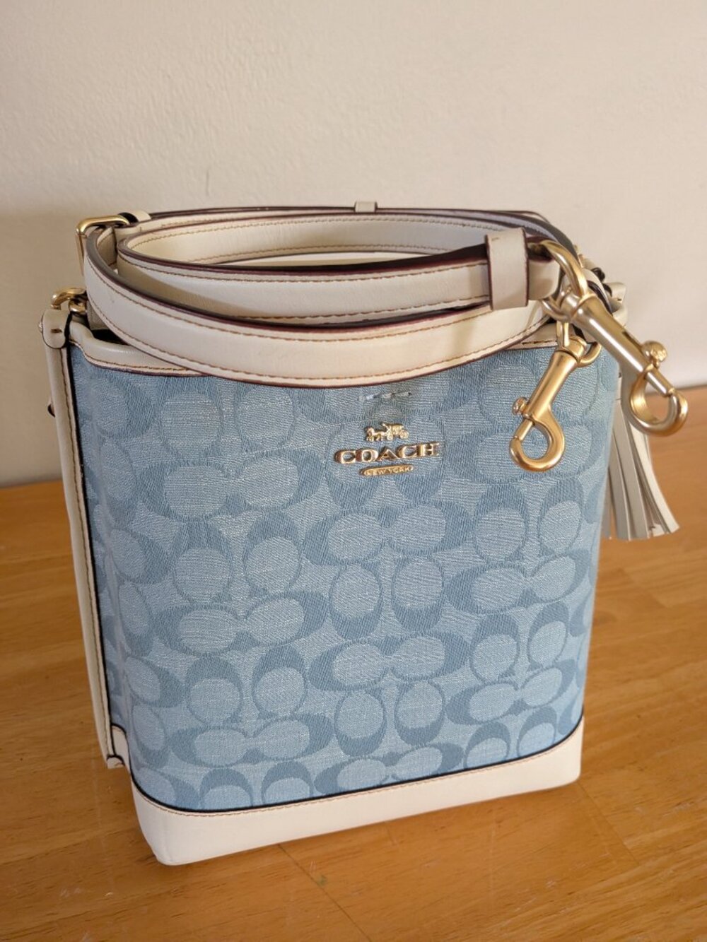 Coach Signature Chambray Bag